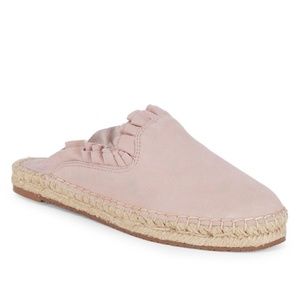 NWOT KATE SPADE Liane Pink Suede Mules